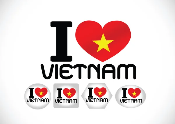 Vietnam Flag — Stock Vector