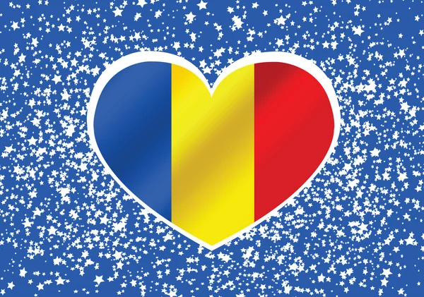 罗马尼亚国旗 — 图库矢量图片