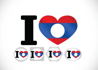 laos Temalar fikir tasarım bayrağı