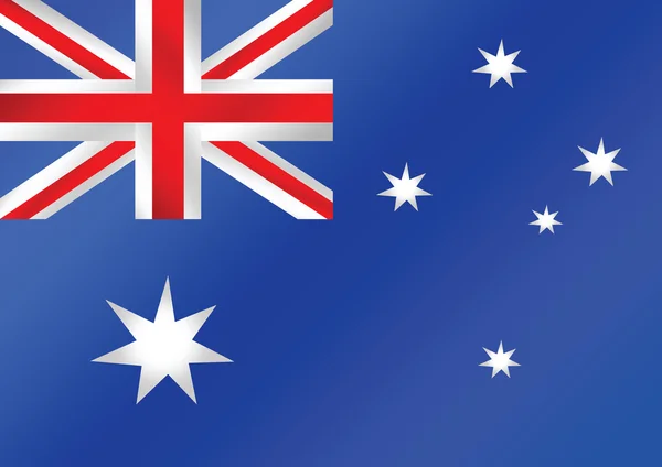 National flag of Australia themes idea design — Stock Vector