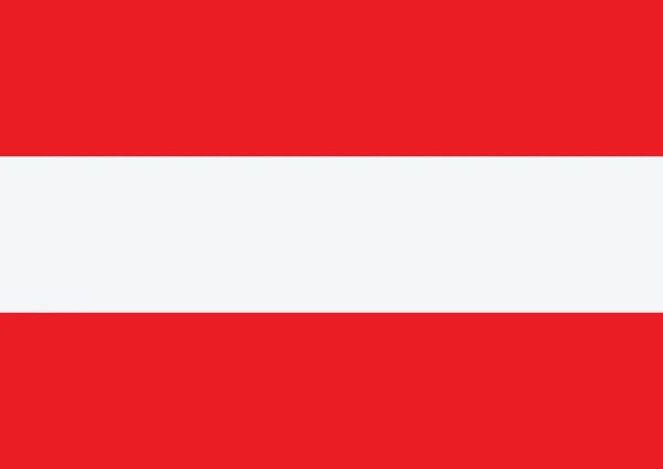 Bandera nacional de Austria temas idea de diseño — Vector de stock