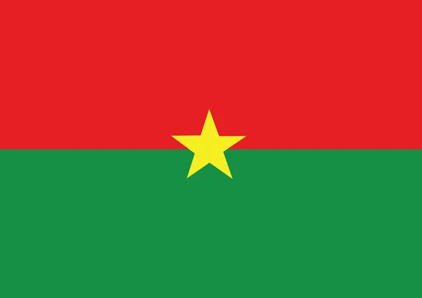 Burkina faso vlag thema's idee design — Stockvector