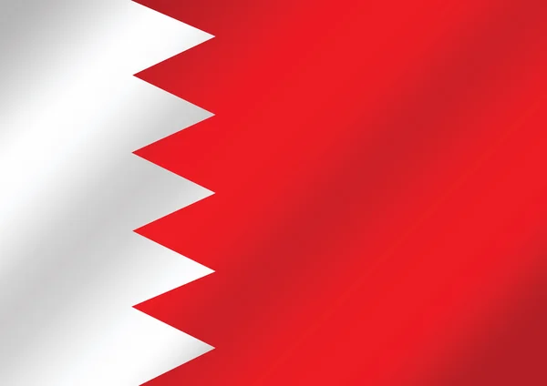 Bahrains flagga teman idé design — Stock vektor