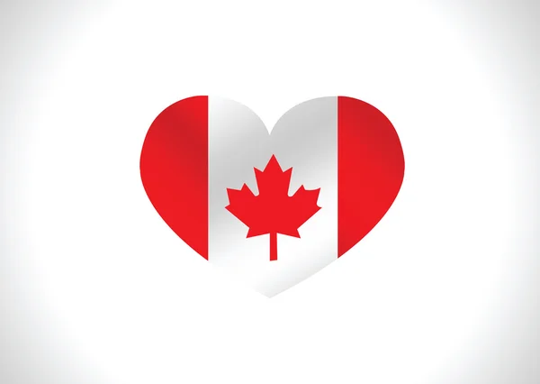 Flagge von kanada themen ideendesign — Stockvektor