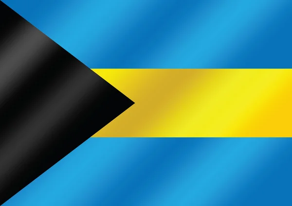 Bandera Nacional de las Bahamas temas idea diseño — Vector de stock