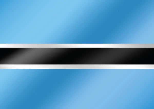 Botswana flagga teman idé design — Stock vektor