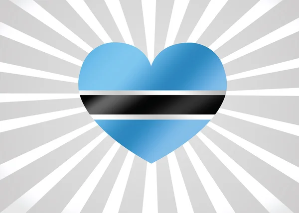 Botswana vlag thema's idee design — Stockvector