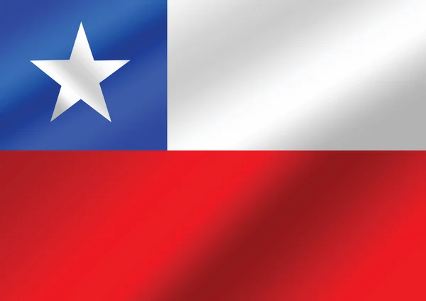 Bandera Nacional de Chile temas idea diseño — Vector de stock