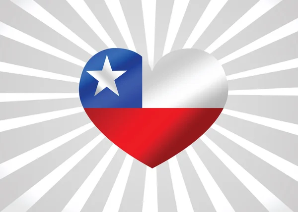 Bandera Nacional de Chile temas idea diseño — Vector de stock