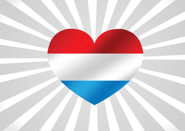 Bandeira nacional do Luxemburgo temas ideia design — Vetor de Stock