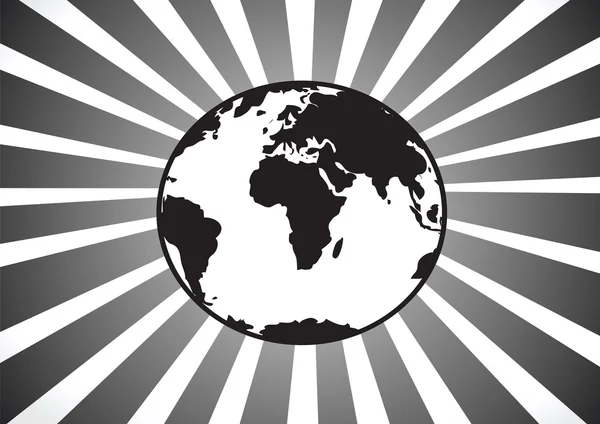 Globe Terre vecteur icônes thèmes idée conception — Image vectorielle