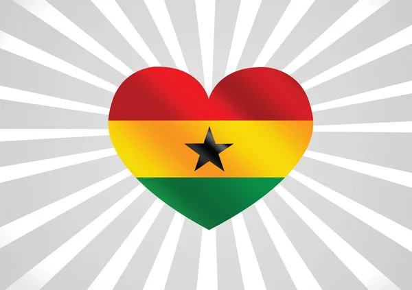 Bandeira nacional de Gana temas ideia design — Vetor de Stock