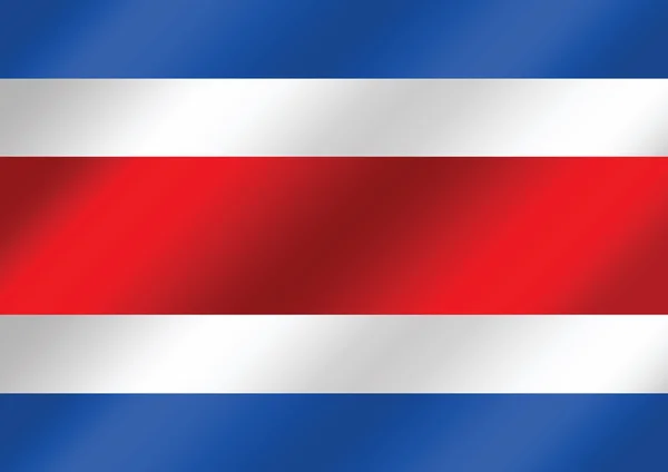 コスタリカの国旗テーマアイデアデザイン — ストックベクタ