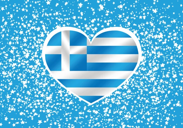 Bandera nacional de Grecia temas idea diseño — Archivo Imágenes Vectoriales