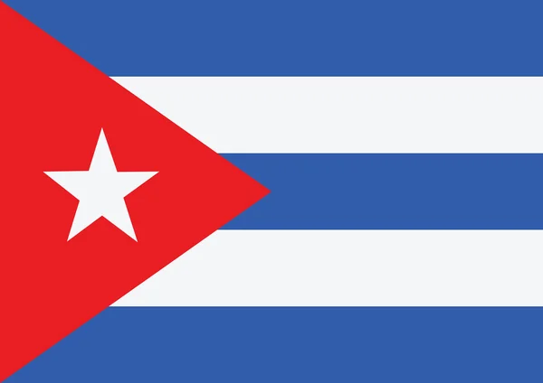 Cuba vlag thema 's idee ontwerp — Stockvector