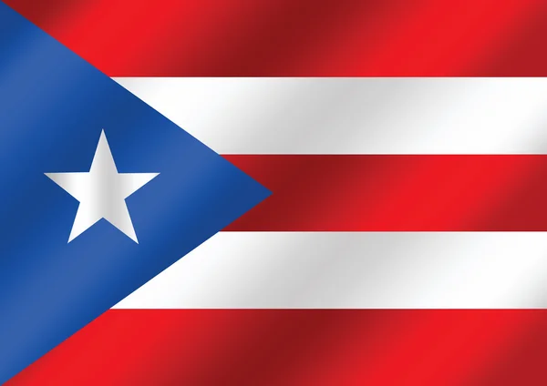 Puerto rico vlag thema's idee design — Stockvector