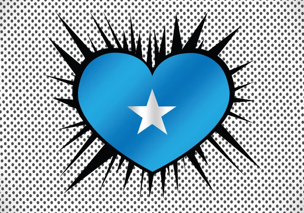 Somalia flag themes idea design — Stock Vector