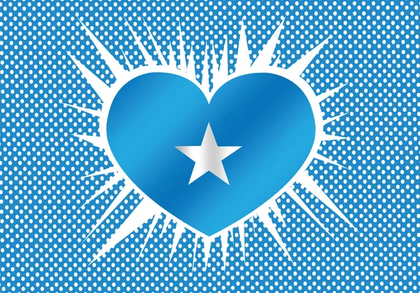 Somalië vlag thema's idee design — Stockvector