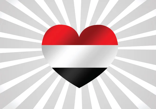 Bandera de Yemen temas idea diseño — Vector de stock