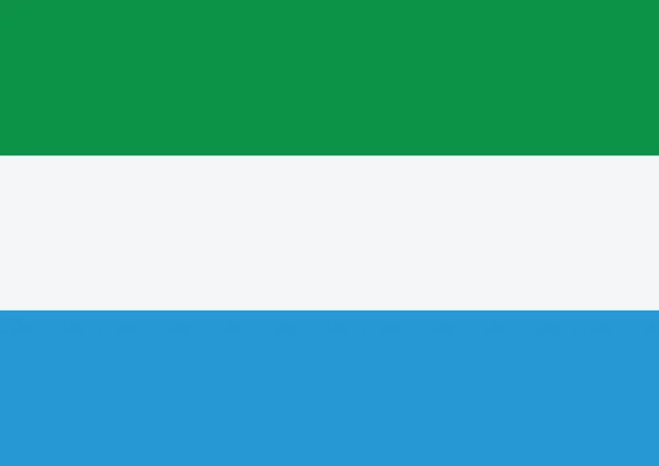 Sierra Leone flag themes idea design — Stock Vector