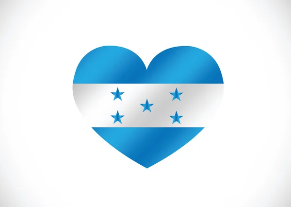 Honduras bayrağı Temalar fikir tasarım — Stok Vektör