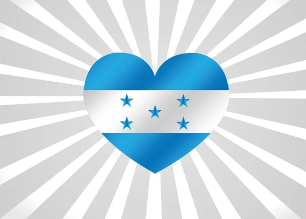 Honduras vlag thema's idee design — Stockvector