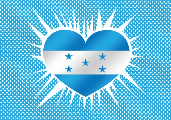 Honduras drapeau thèmes idée conception — Image vectorielle