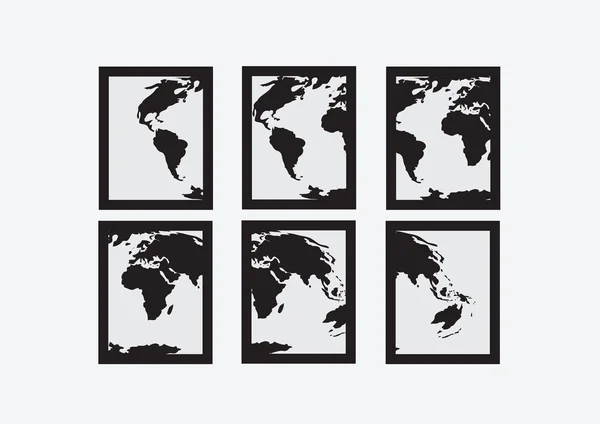 Globe earth vector pictogrammen thema's idee design — Stockvector