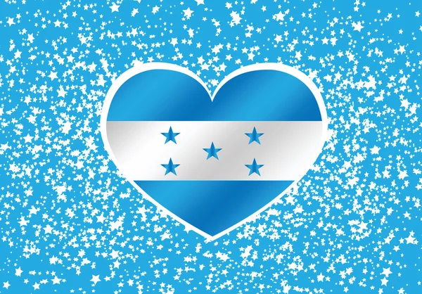 Honduras drapeau thèmes idée conception — Image vectorielle