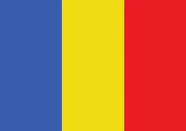 Drapeau Tchad design — Image vectorielle