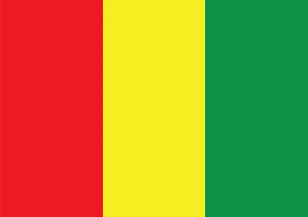 Bandera de Guinea icono de diseño — Archivo Imágenes Vectoriales