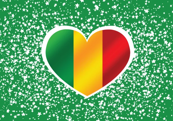 Guinee vlag pictogram ontwerp — Stockvector
