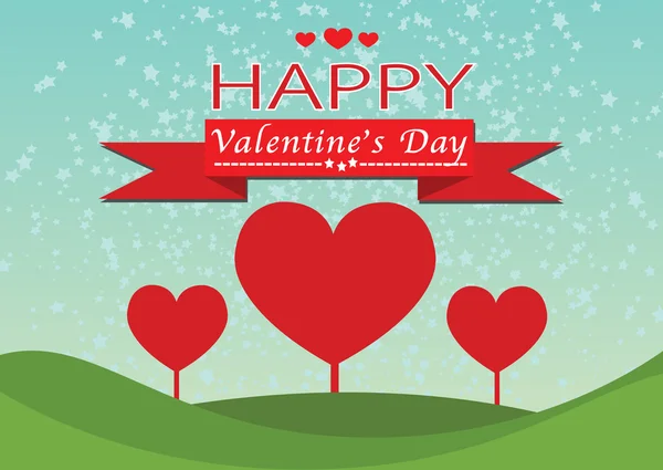 Happy valentines day cards idea design — Stock Vector