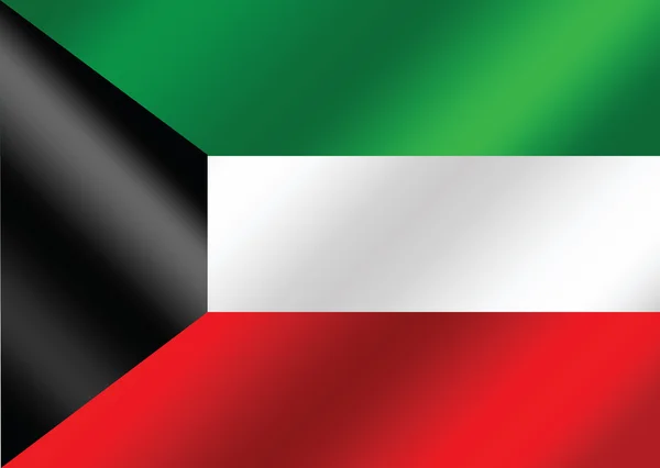 Kuwait flag ikoner tema idé för design — Stock vektor