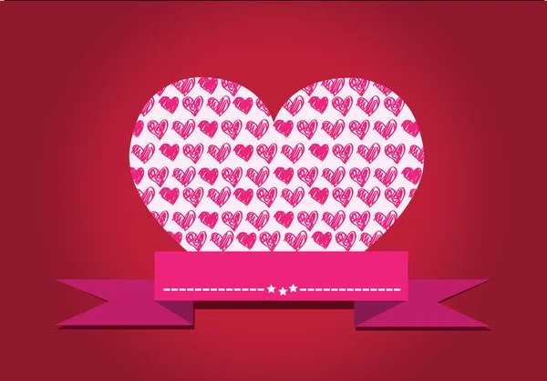 Bonne Saint-Valentin cartes idée conception — Image vectorielle