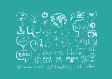 iletişim simgeler. Web simgeler kümesi