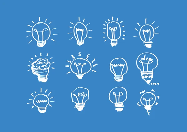 Design light bulb idea vector illustration — Stock Vector