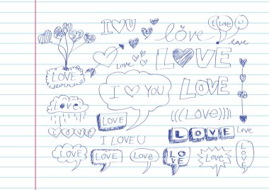 серце і день Святого Валентина карт вектор фоновому режимі