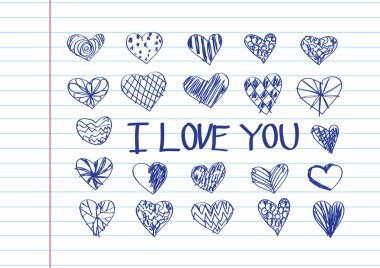 серце і день Святого Валентина карт вектор фоновому режимі