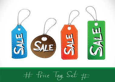 Price Tag Set clipart