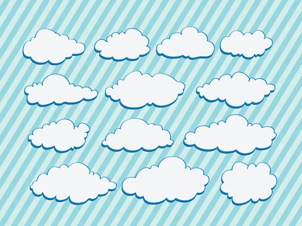 雲のデザイン — ストックベクタ