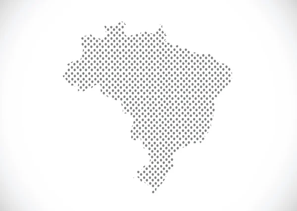 Brazylia mapę i flaga tematu pomysł projektu — Wektor stockowy