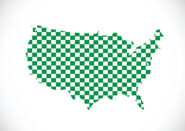 Statele Unite ale Americii hartă vector ilustrare — Vector de stoc