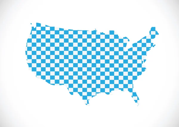 USA map vector illustration — Stock Vector