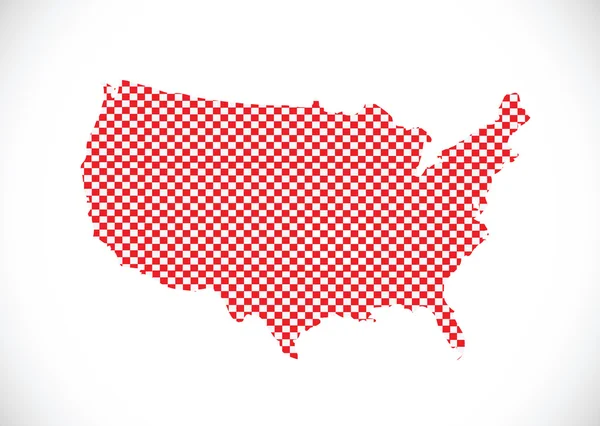 Мапа США — стоковий вектор