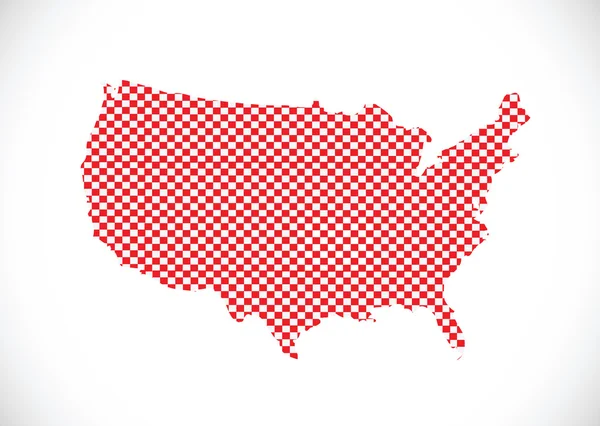 Carte des USA — Image vectorielle