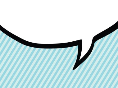 konuşma balonu pop sanat tarzı