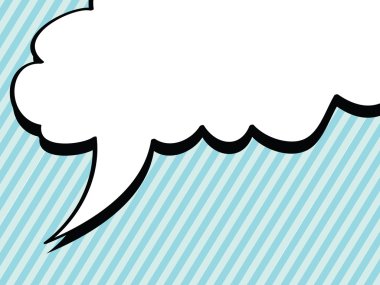 konuşma balonu pop sanat tarzı