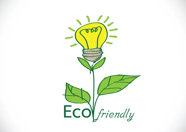 Eco vriendelijke — Stockvector