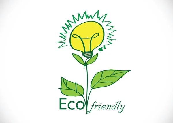 Eco vriendelijke — Stockvector